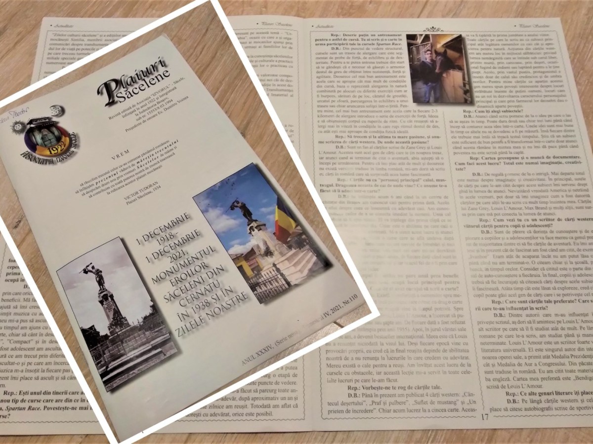 Interviu „Plaiuri Săcelene” cu scriitorul western Dorin&nbsp;Birsan